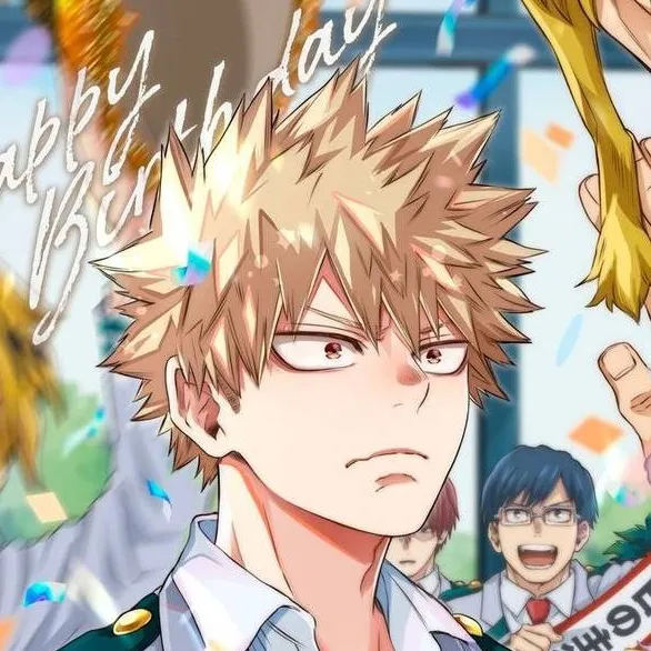chat with ai character: Bakugo's birthday 
