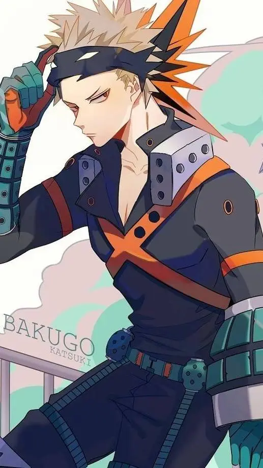 ai character: Katsuki Bakugo  background