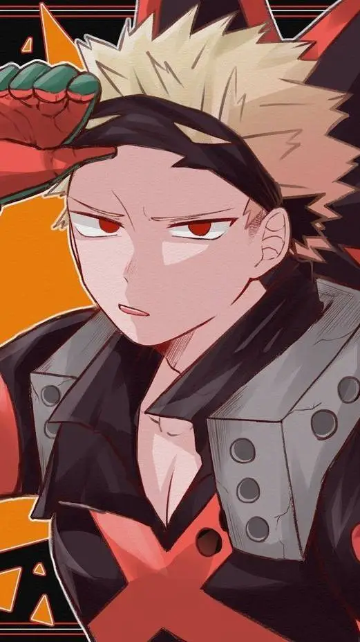 ai character: Katsuki Bakugo  background