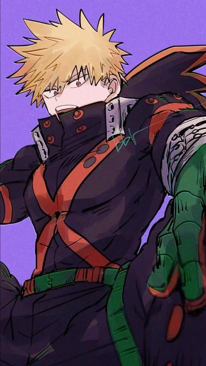 ai character: Katsuki Bakugo background