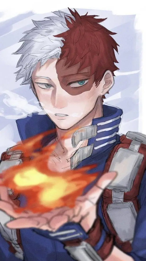 ai character: Todoroki ~ Hoodie background