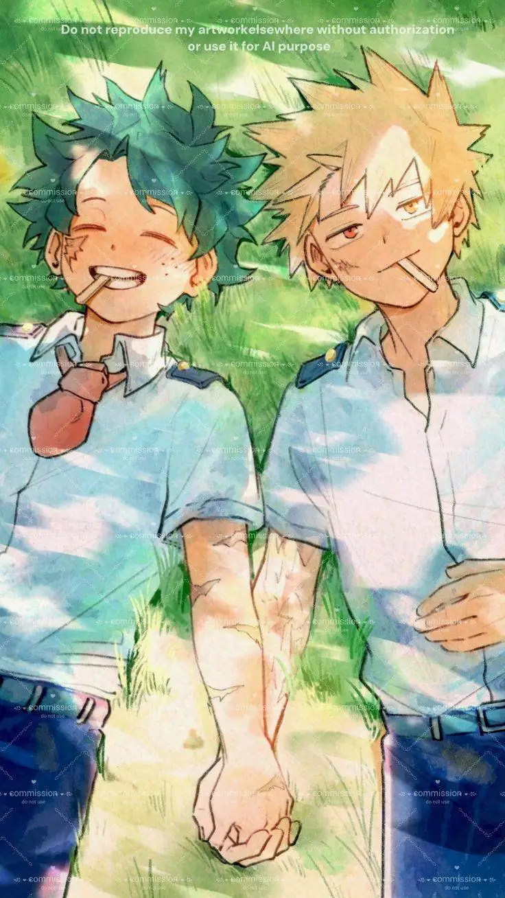 ai character: BakuDeku ~ Loyalty background