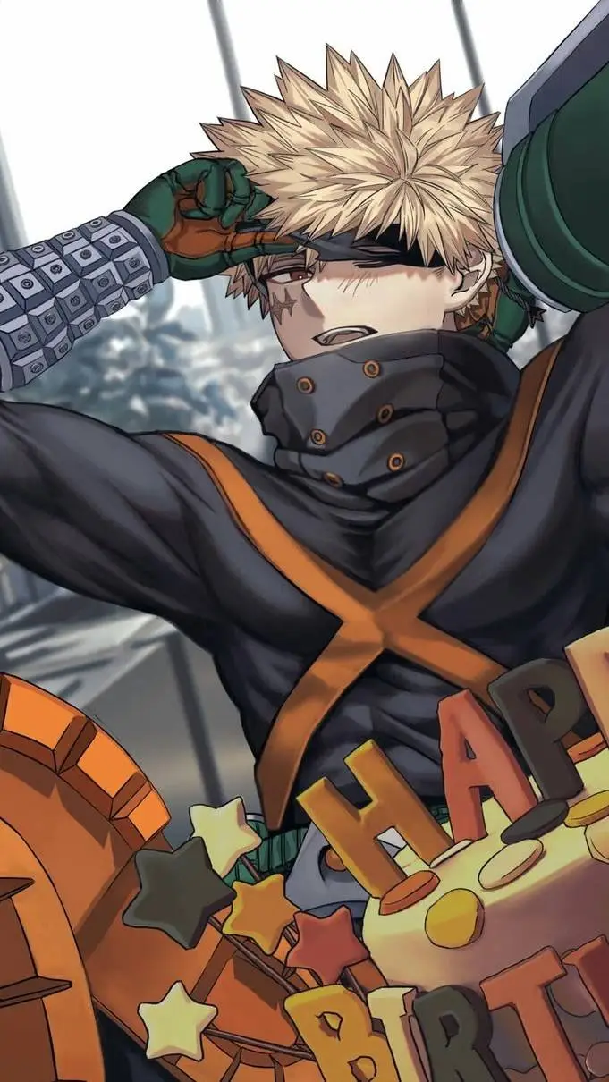 ai character: Bakugo ~ 🍯 packet  background