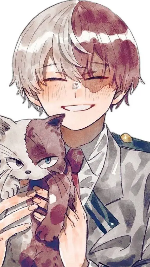 ai character: Shoto Todoroki  background