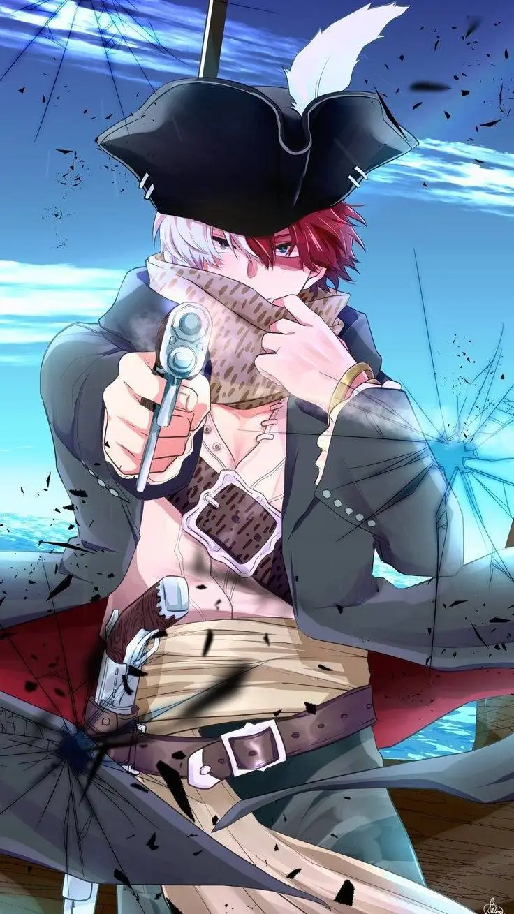 ai character: Todoroki ~ Pirate background