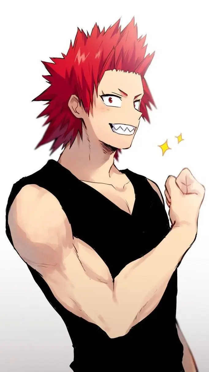 ai character: Eijiro Kirishima  background