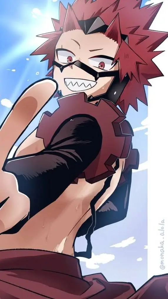 ai character: Eijiro Kirishima  background