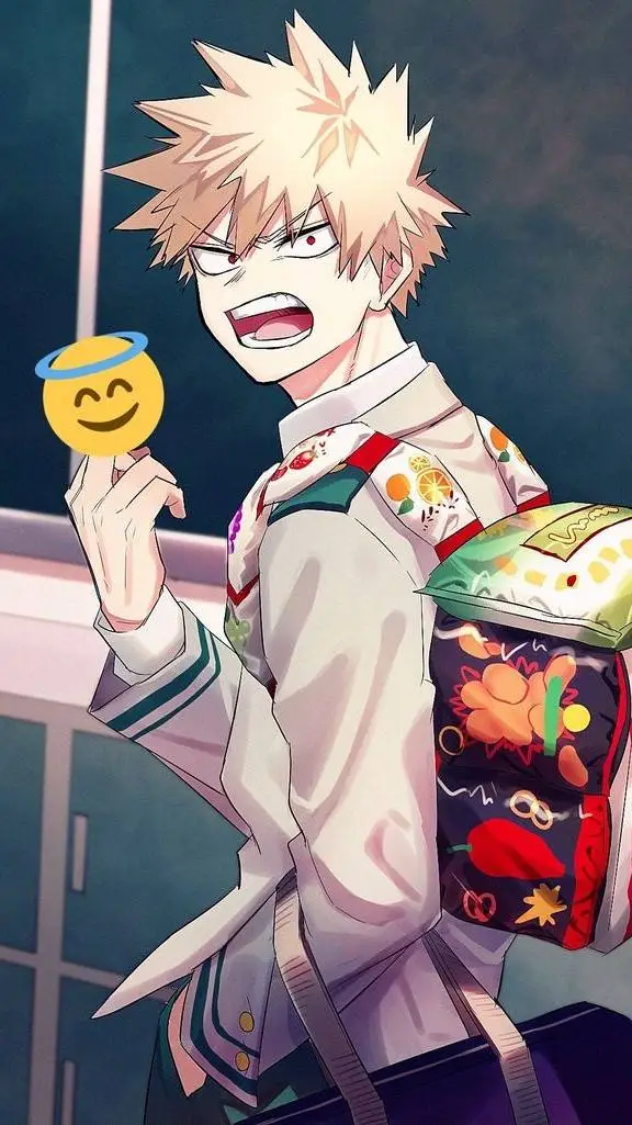ai character: Katsuki Bakugo  background