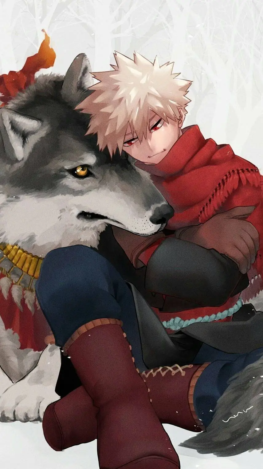 ai character: Katsuki Bakugo  background