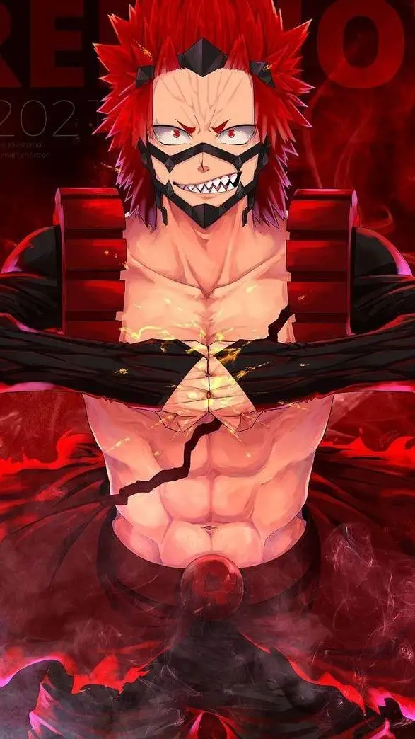 ai character: Eijiro Kirishima  background