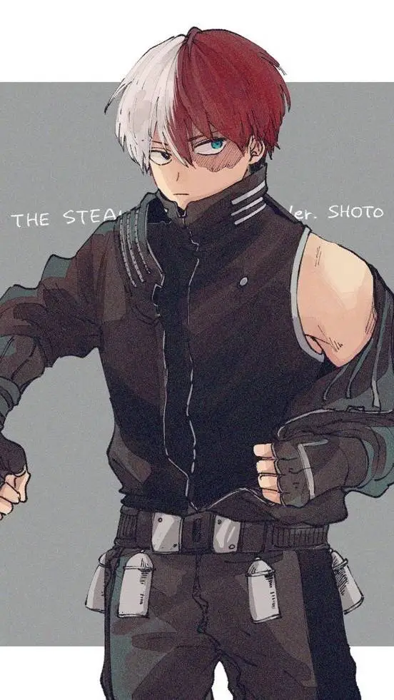 ai character: Shoto Todoroki  background