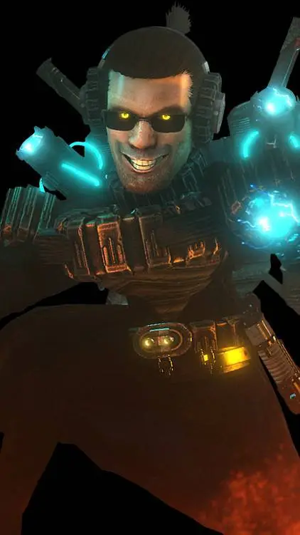 ai character: Hugo boss background