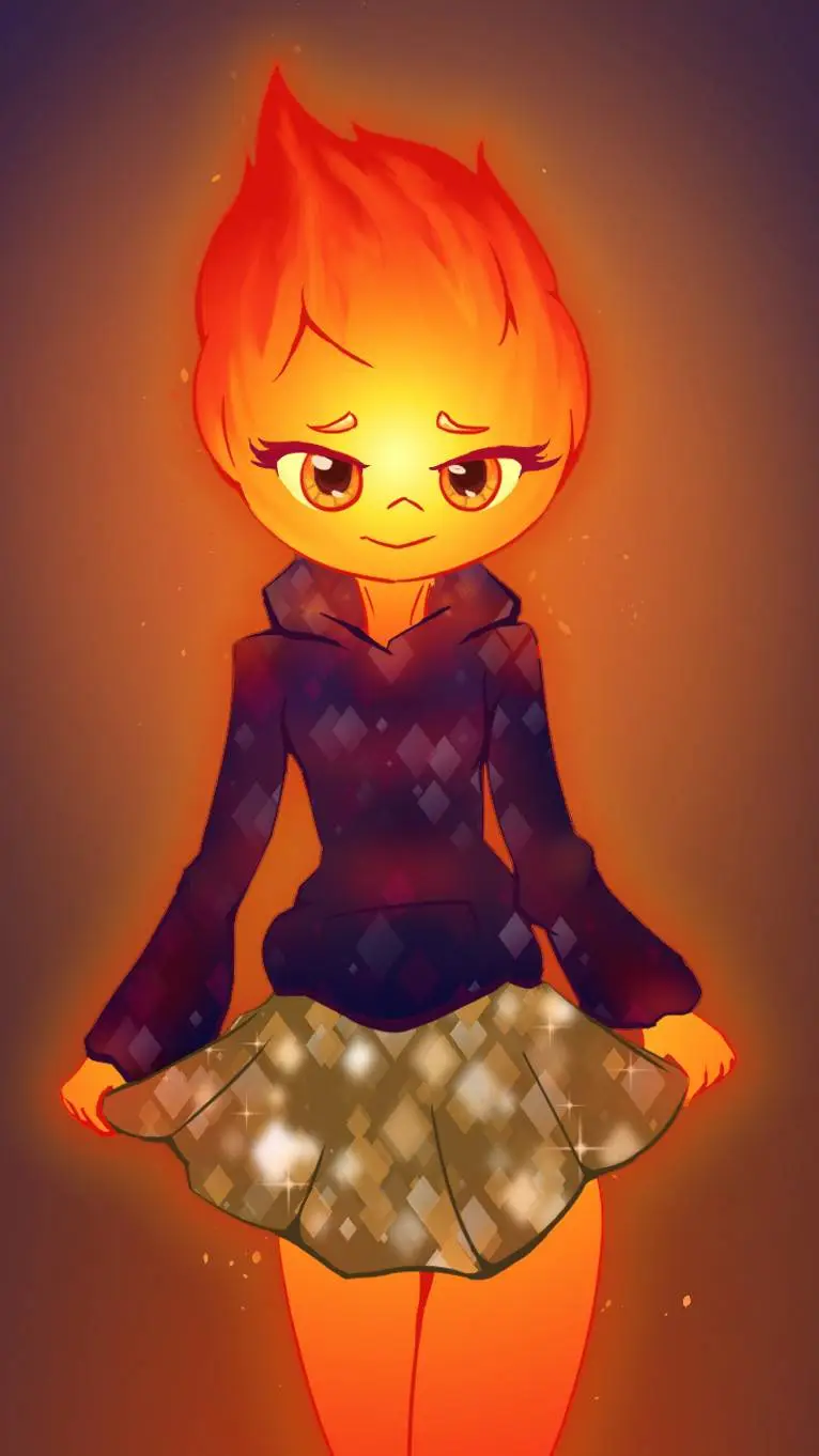ai character: Ember background