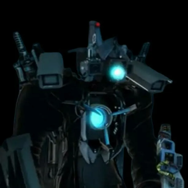 chat with ai character: Titan cameraman 