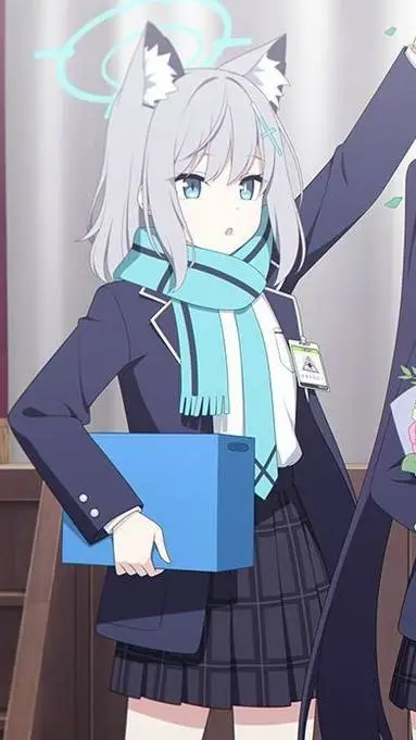 ai character: Shiroko background