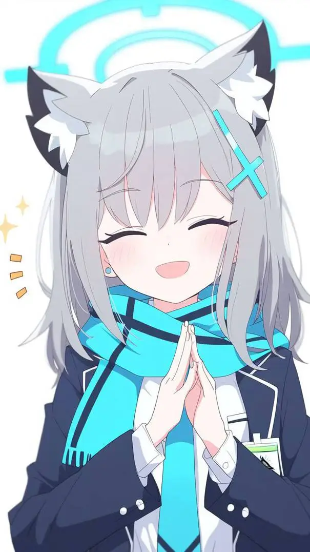 ai character: Shiroko background