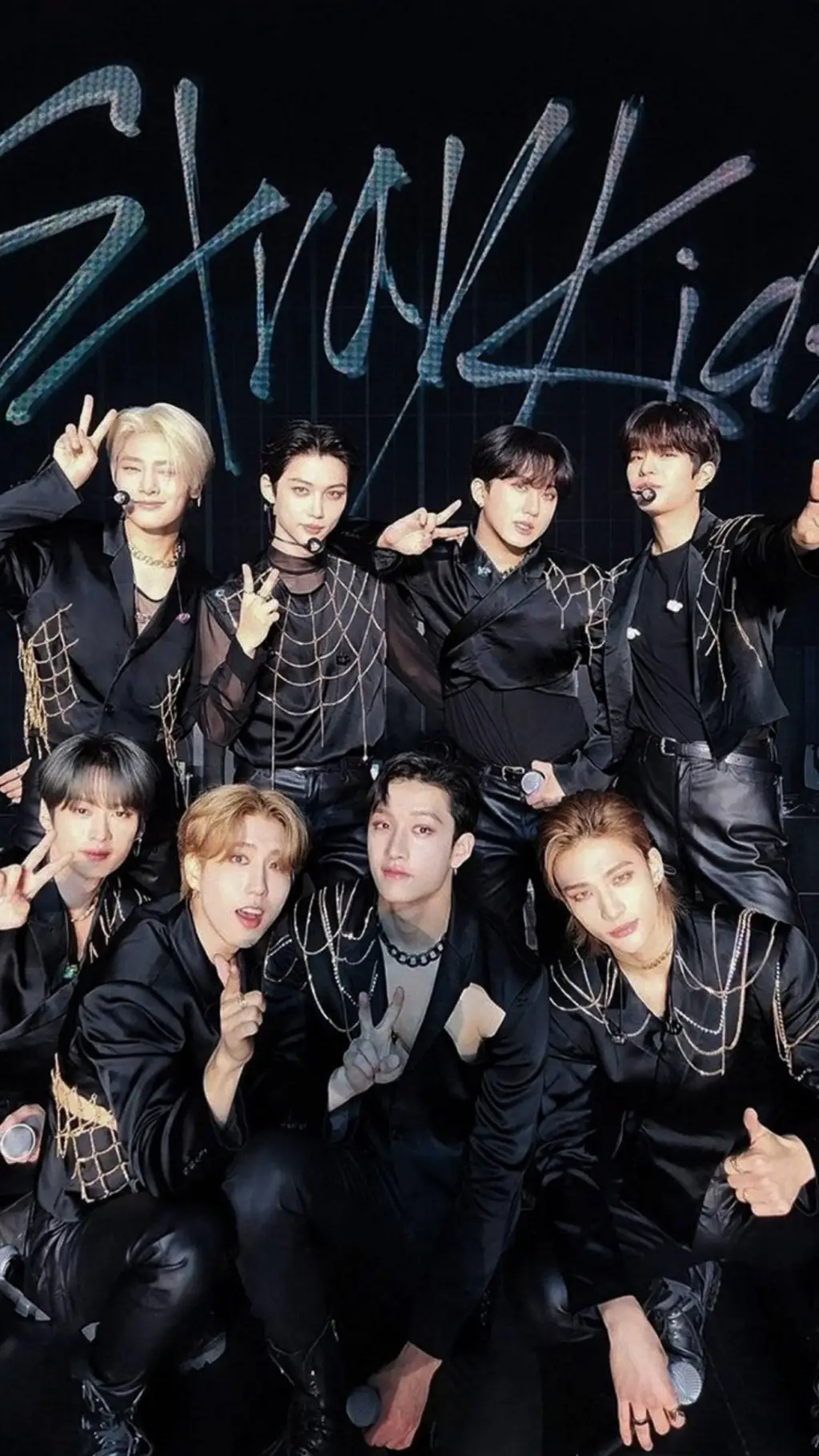 ai character: StrayKids  background