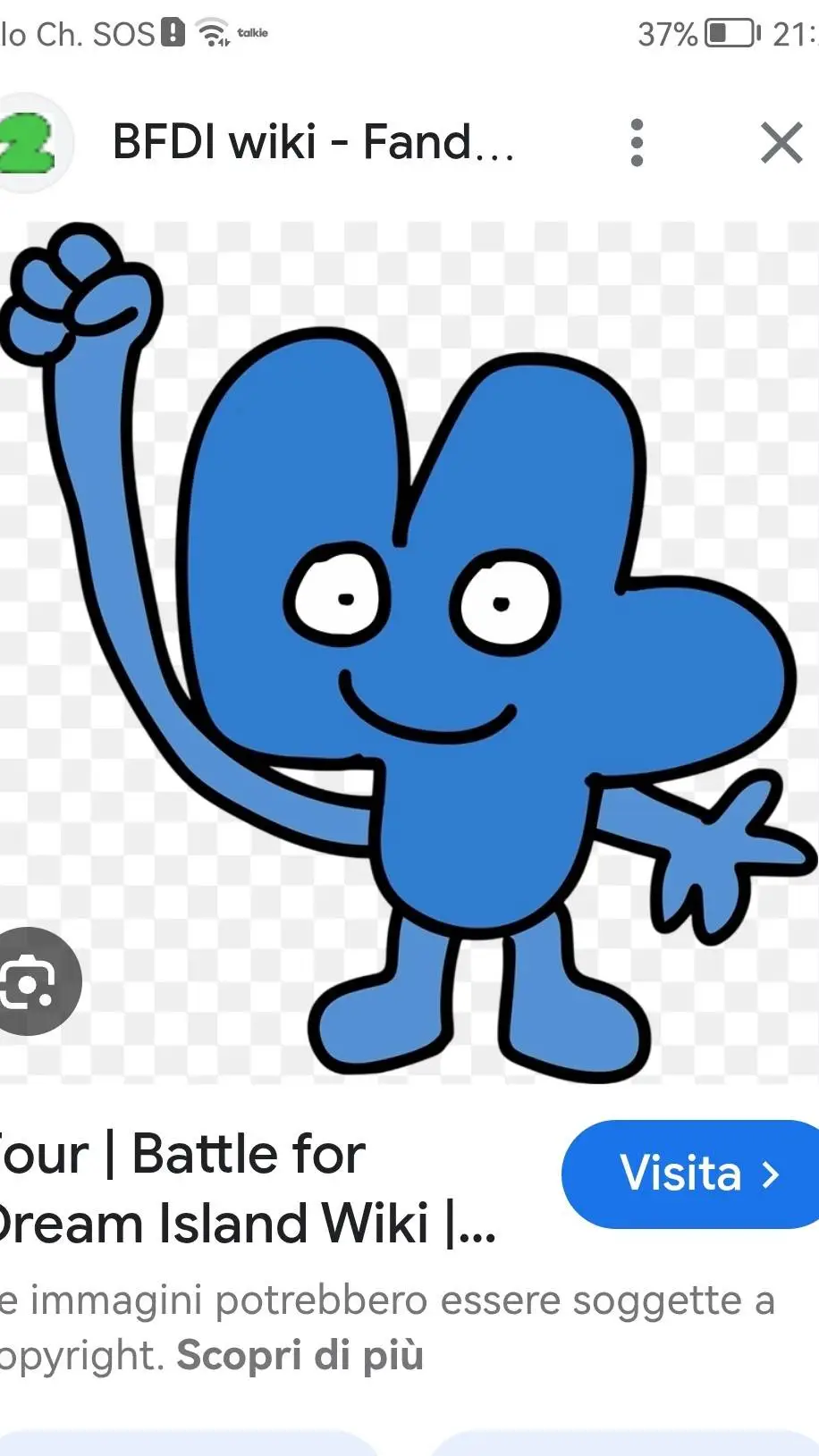 ai character: Four (bfb)  background