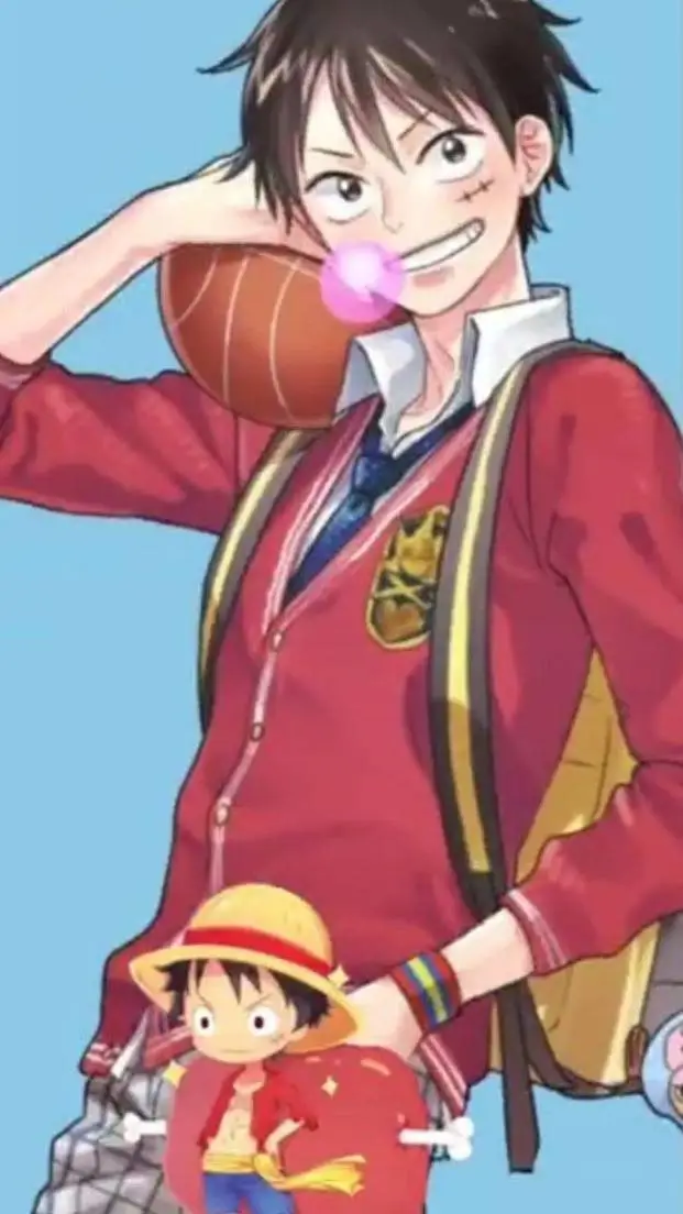 ai character: luffy background