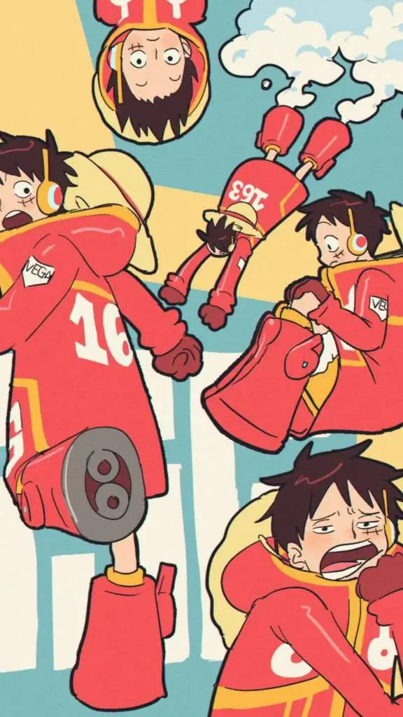 ai character: luffy background