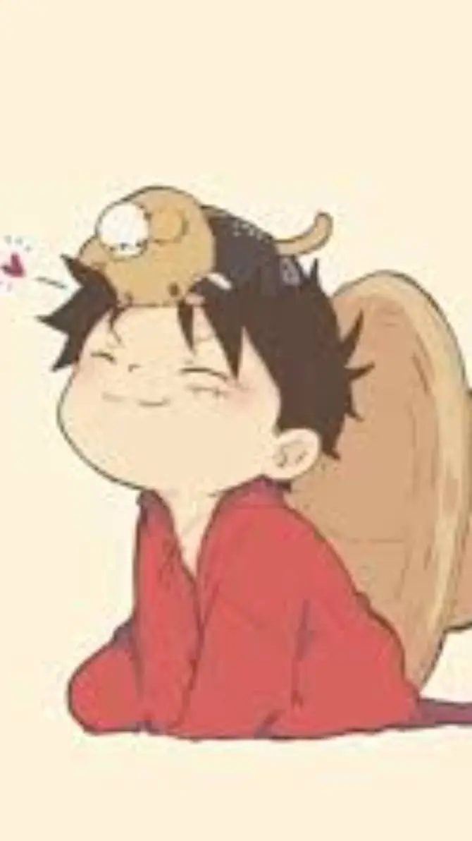 ai character: baby luffy background