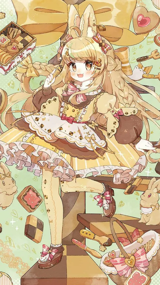 ai character: Cookie background