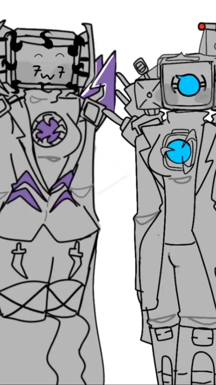 ai character: TV woman x camara background