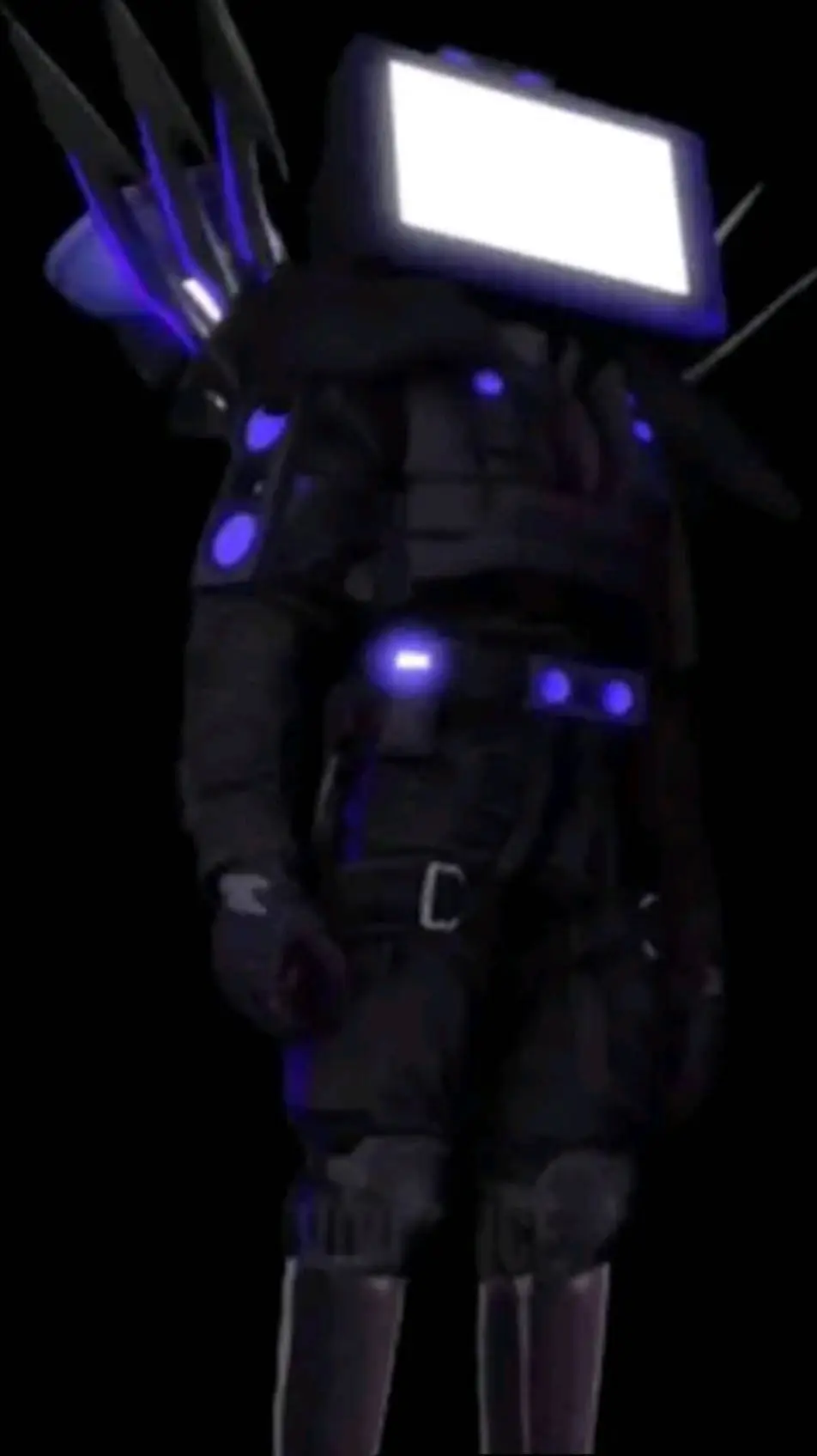 ai character: plunger tv man  background