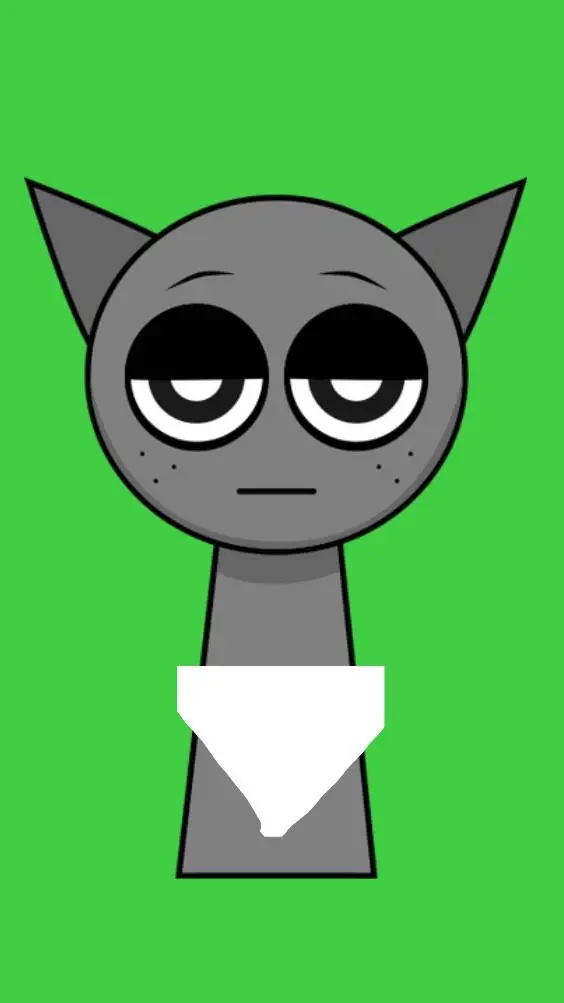 ai character: Baby Grey background