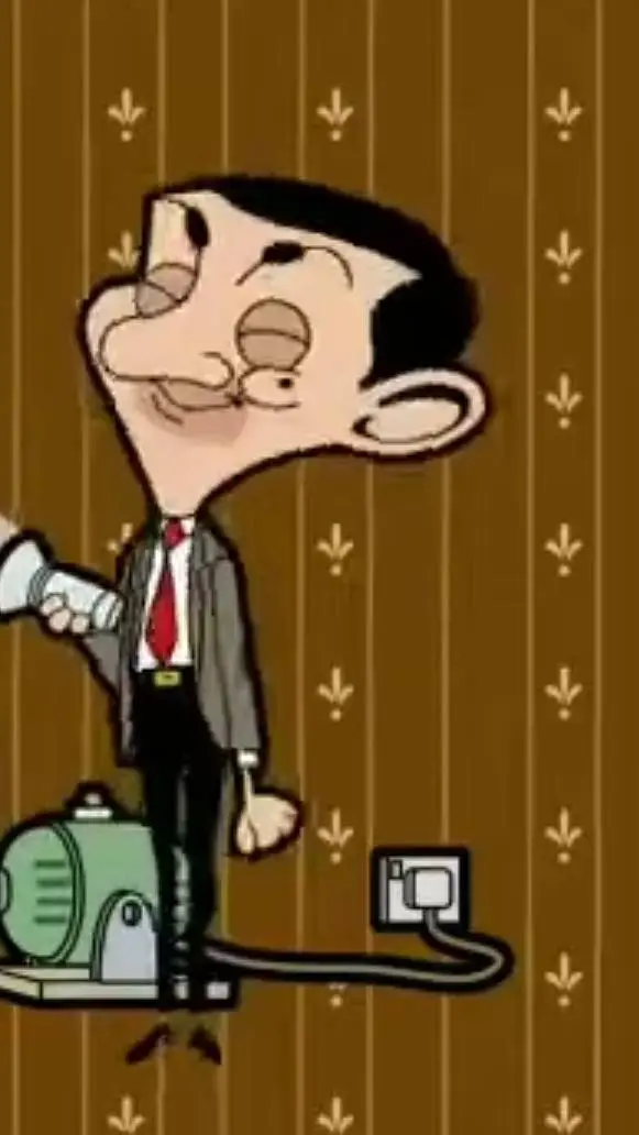 ai character: Mr bean background