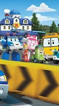 ai character: Robocar poli  background