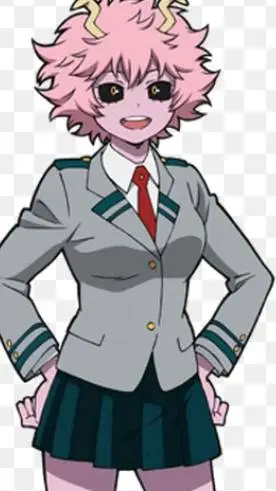 ai character: BNHA Mina (Alien) background