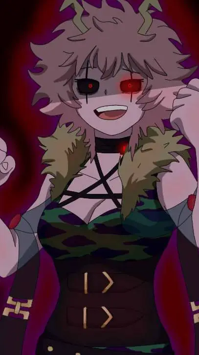 ai character: BNHA MINA VILLANA background