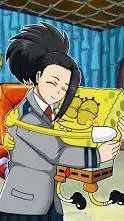 ai character: BNHA X Bob Esponja background