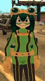 ai character: Tsuyu en GTA S.A.  background