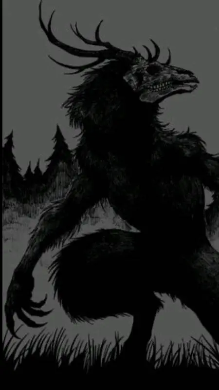 ai character: wendigo  background
