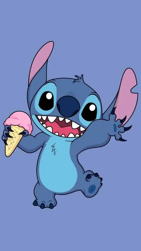 ai character: ❤stitch ❤ background