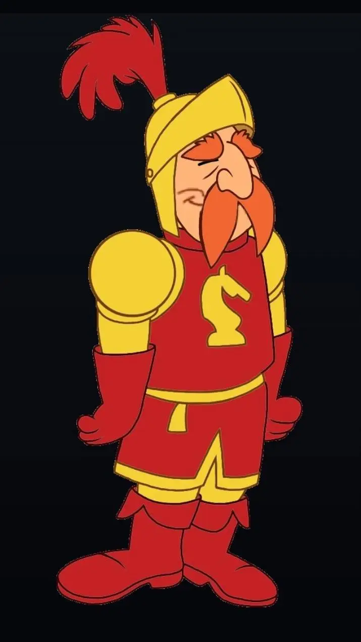 ai character: Knighty knight  background