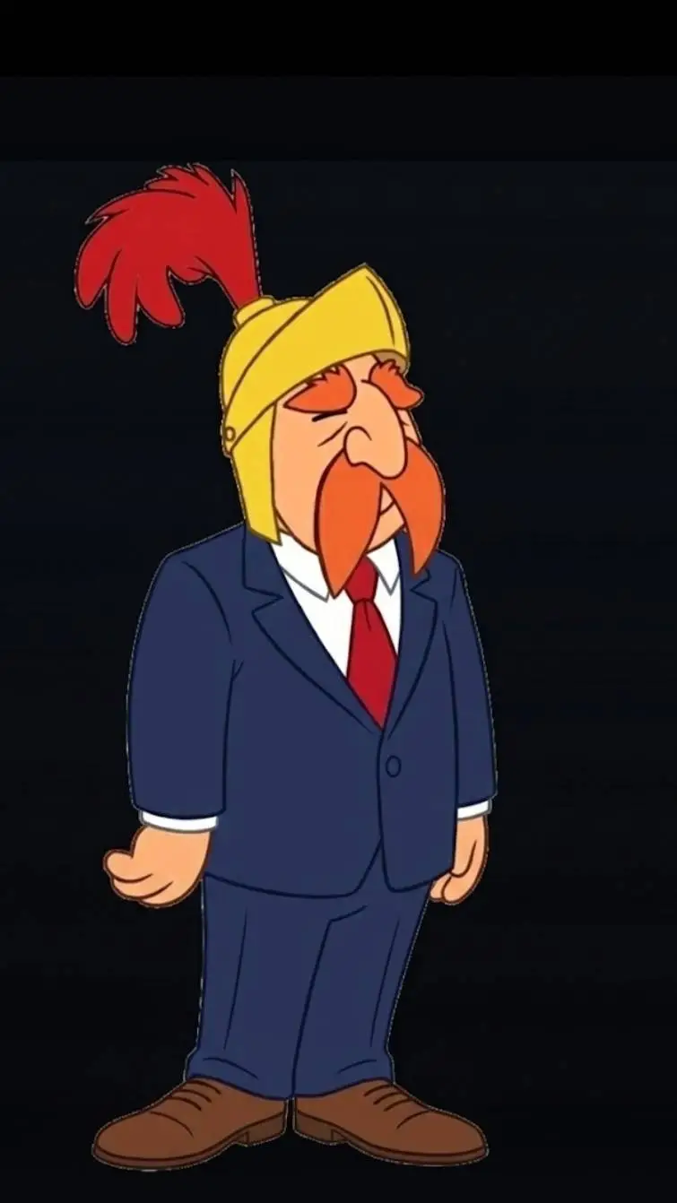 ai character: knighty knight  background