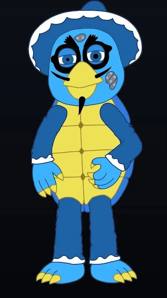 ai character: Tito turtle  background