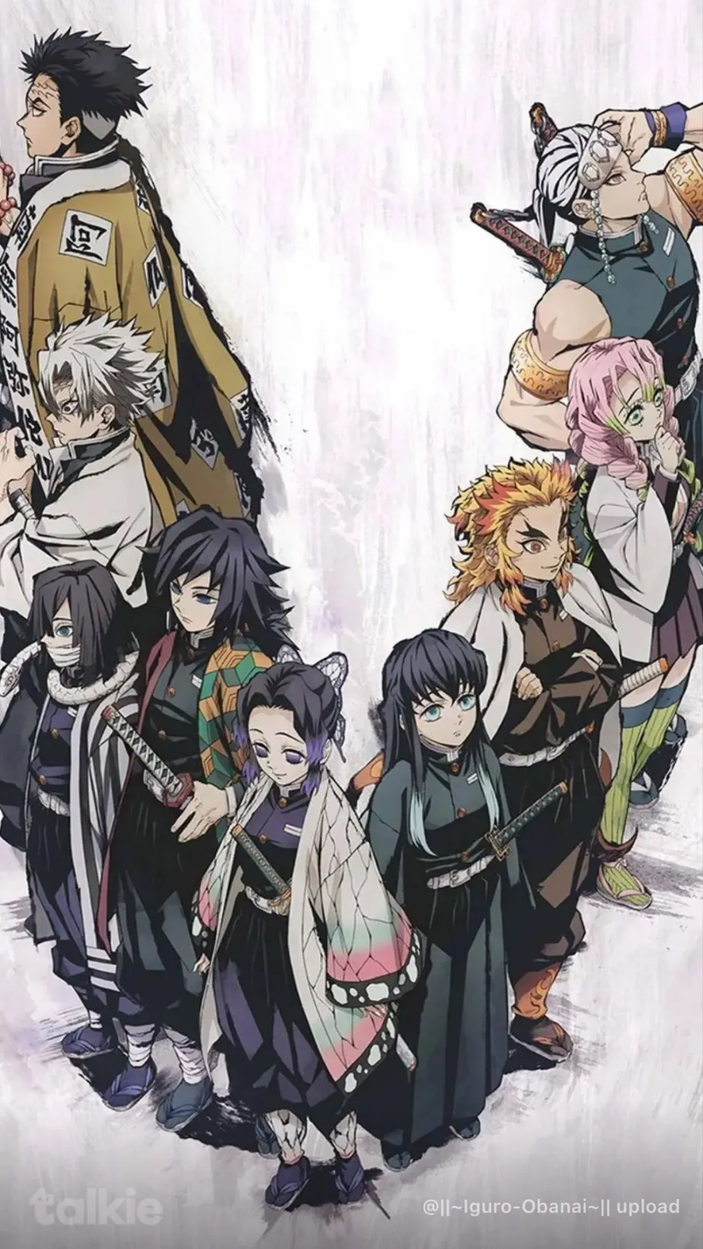 ai character: Demon Slayer  background