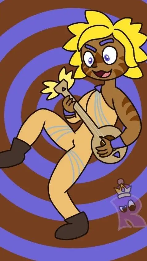 ai character: BanjoBottom(Human) background