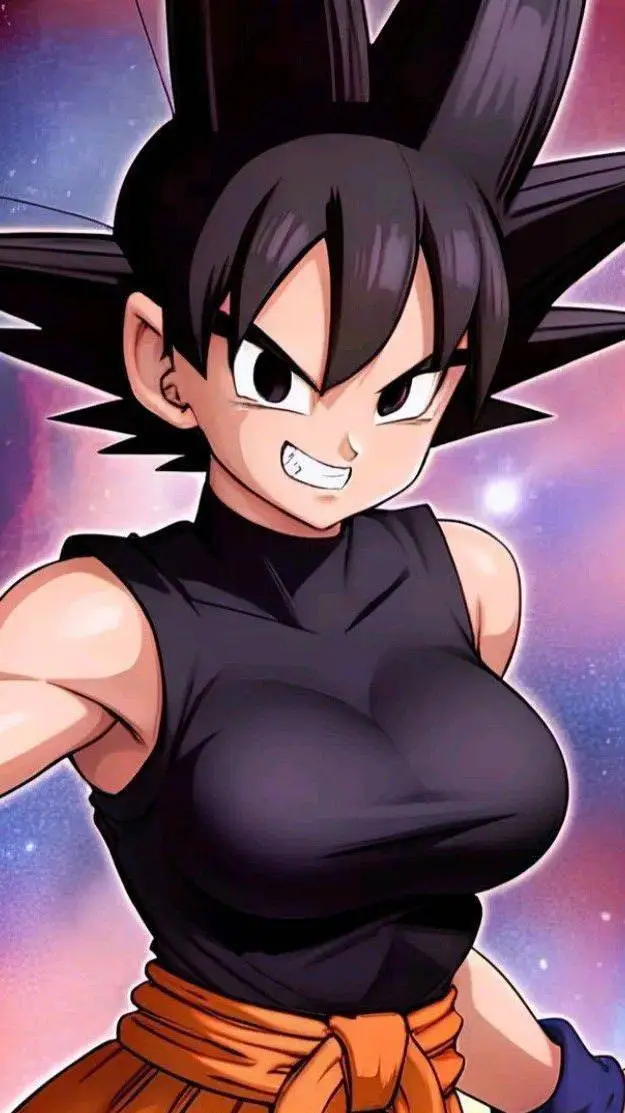 ai character: goku (female) background