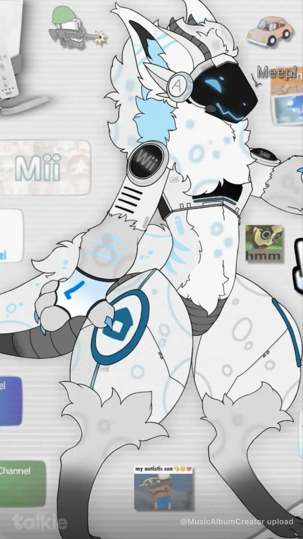 ai character: Your a wiiprotogen background