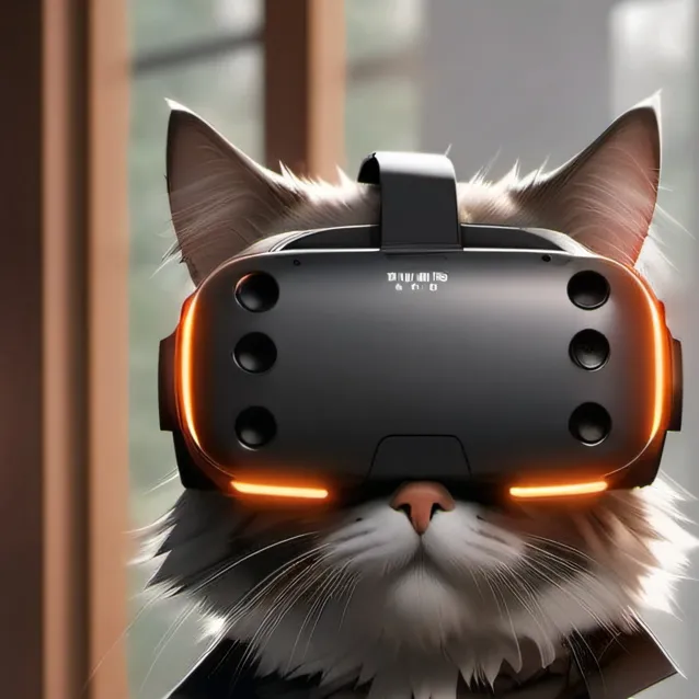 chat with ai character: vr cat