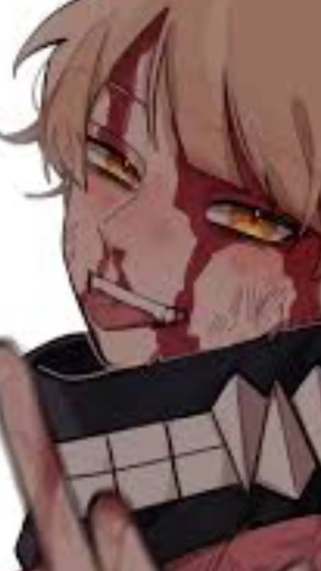 ai character: toga but a boy background