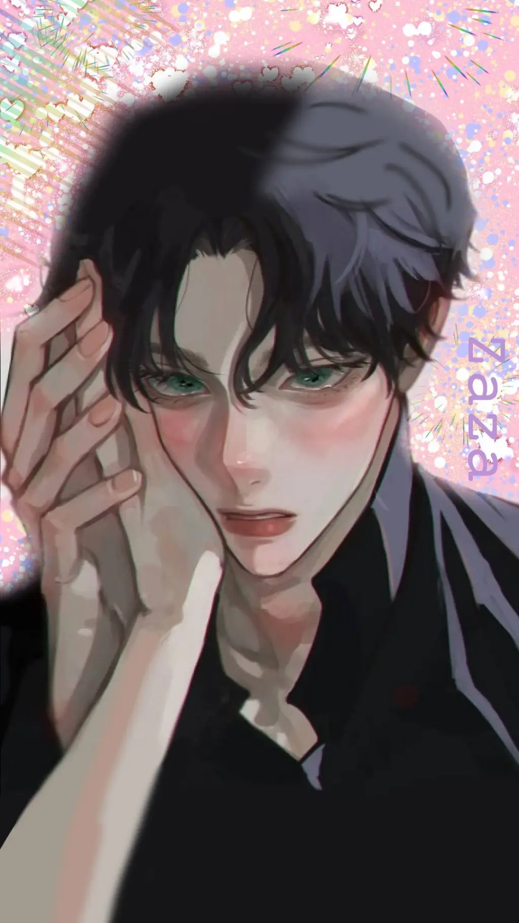 ai character: 🩵🪿🫟Anjy🫟🪿🩵 background