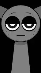 ai character: Gray background
