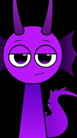 ai character: Durple  background