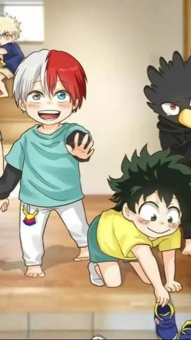 ai character: bebés mha niños background